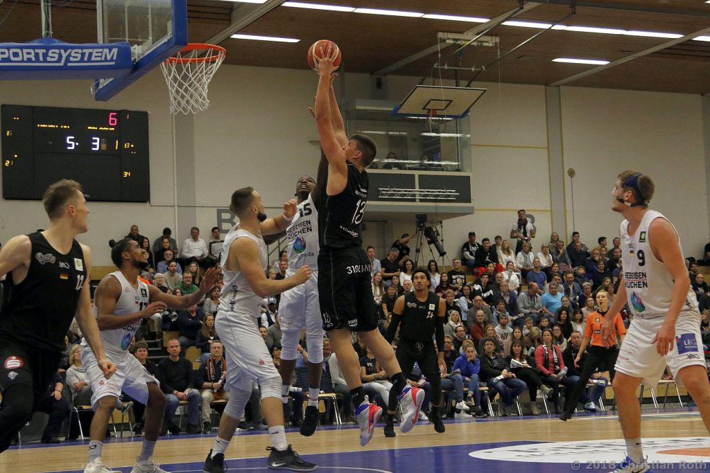 ProA: Hebeisen White Wings Hanau vs Nürnberger BC Falcons 67:86 27.10.2018