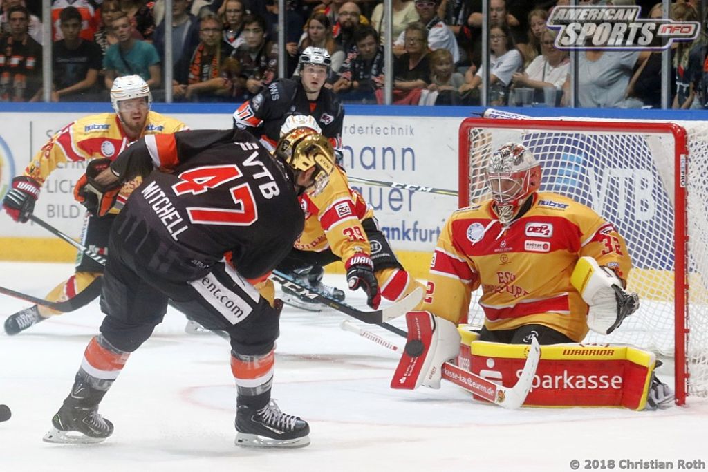 DEL2 Eishockey: Frankfurt vs Kaufbeuren 5:2 14.09.2018