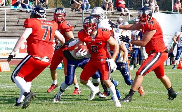 GFL2 Football Düsseldorf vs Rostock 21:14 18.08.2018